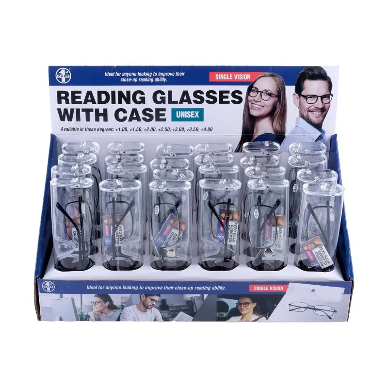 [116409] 1st Care Reading Glasses And Case (Metallic Frame)