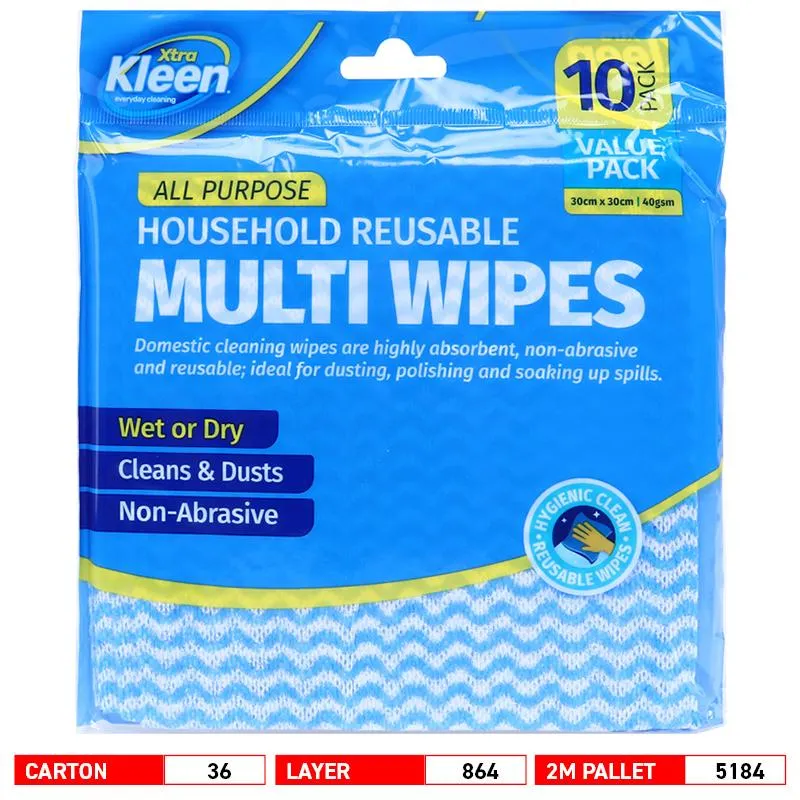 [210510] Kleen Wipes All Purpose 30cm x 30cm 10pk