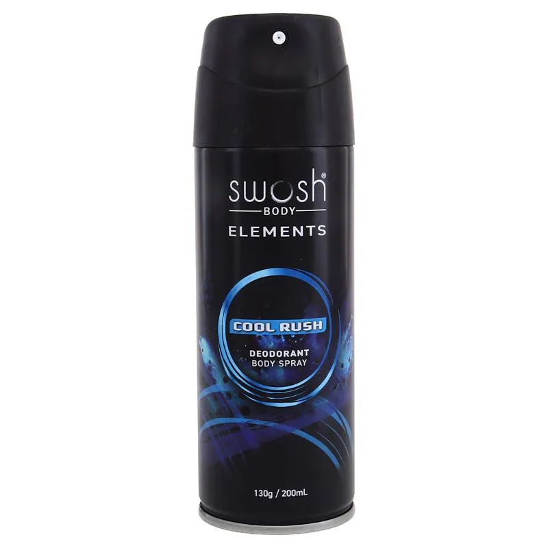 [287888] Swosh Body Deodorant Spray 200mL - Cool Rush