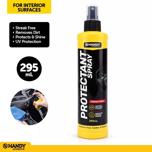 [323593] Handy Protectant Spray for Vinyl, Leather and Rubber 295ml