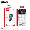 boco. B62U USB Single Port QC3.0 Car Charger Metal Gray