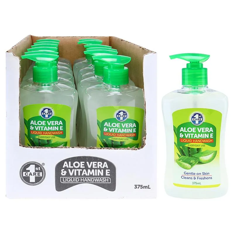 [326785] 1st Care Liquid Handwash 375mL - Aloe Vera & Vit E