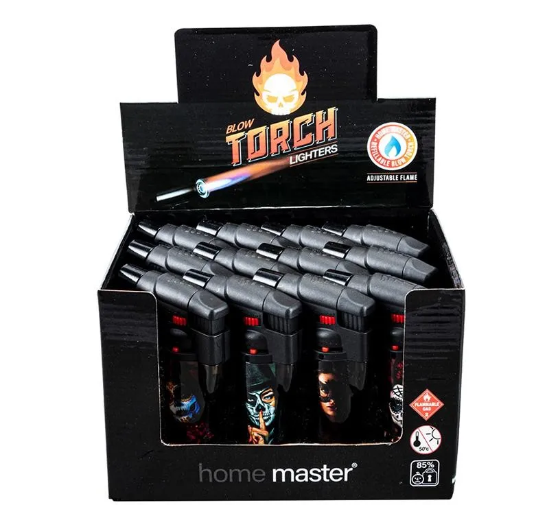 [243310] Lighter Gas Blow Torch Refillable - Assorted Sexy Ladies Designs