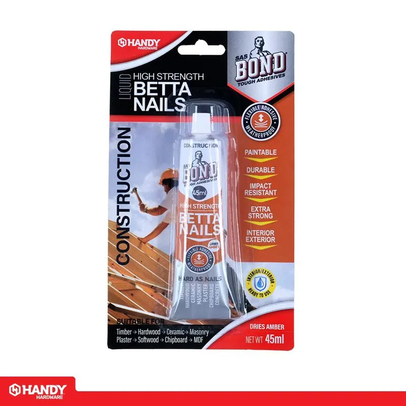 [282357] Bond Glue Betta Nails High Strength (Dries Amber) 45ml