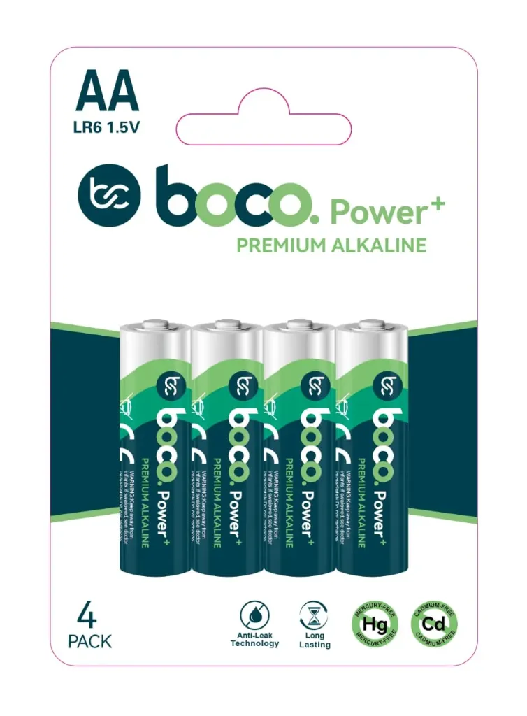 [BLR64P] boco. Power+ LR6 AA 4pk