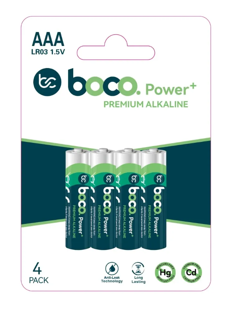[BLR034P] boco. Power+ LR03 AAA 4pk