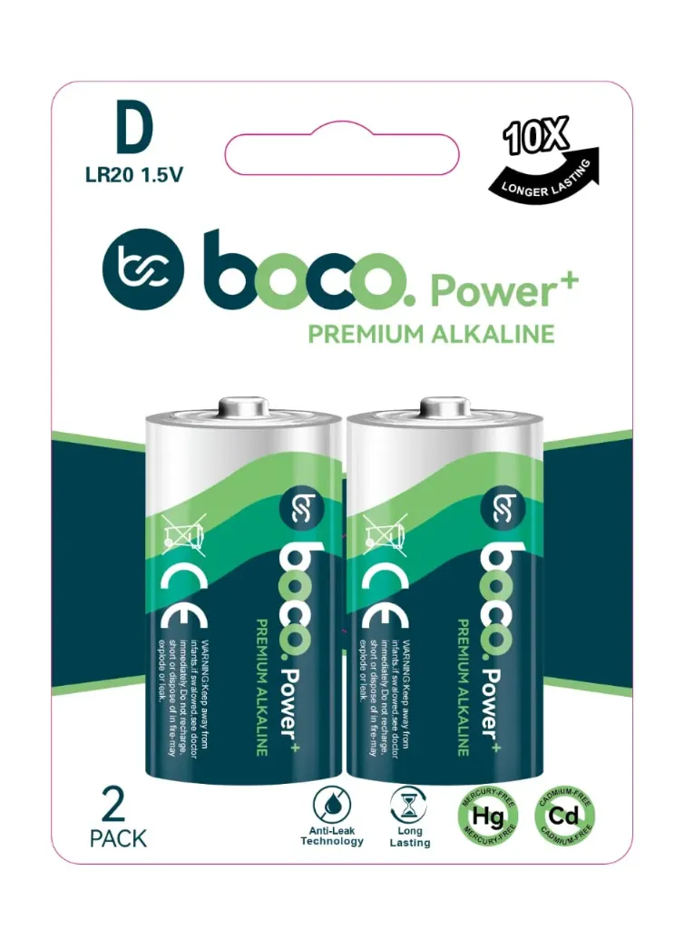 [BLR202P] boco. Power+ LR20 D 2pk