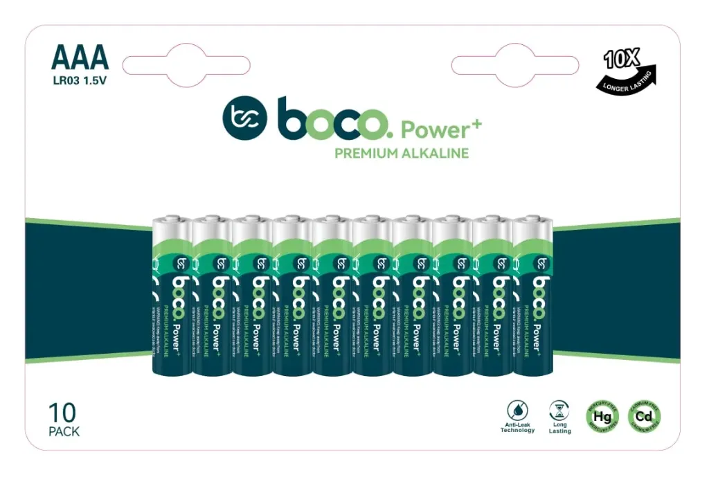 [BLR0310P] boco. Power+ LR03 AAA 10pk