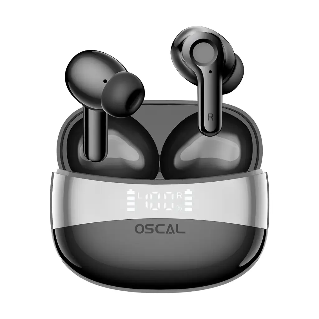 Oscal HiBuds6 IPX7 Waterproof Bluetooth 5.4 In-ear TWS Earbuds - Black